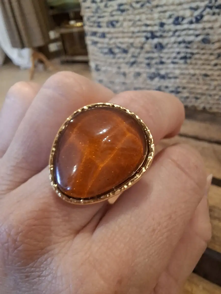 bague Gina camel