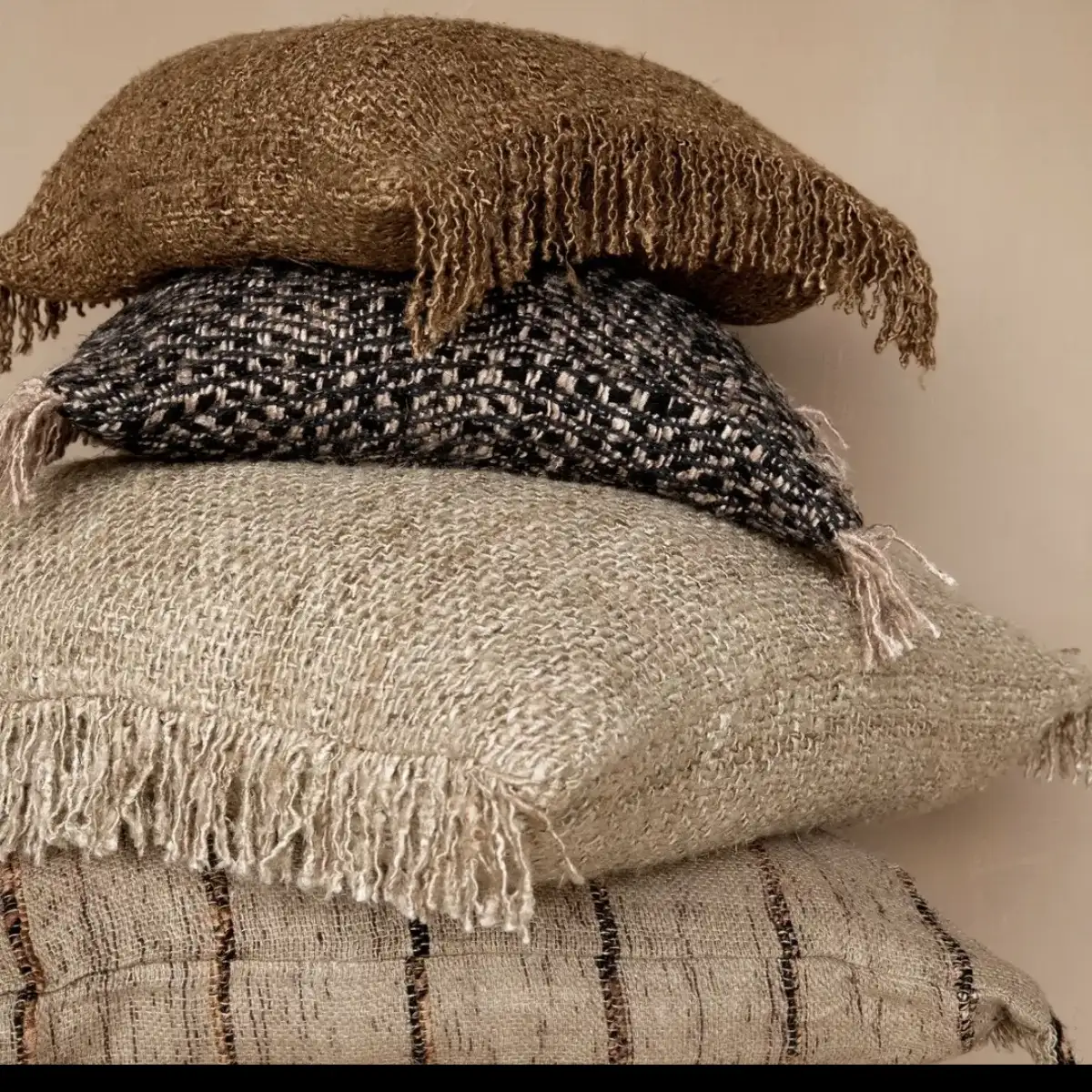 housse de coussin tressé