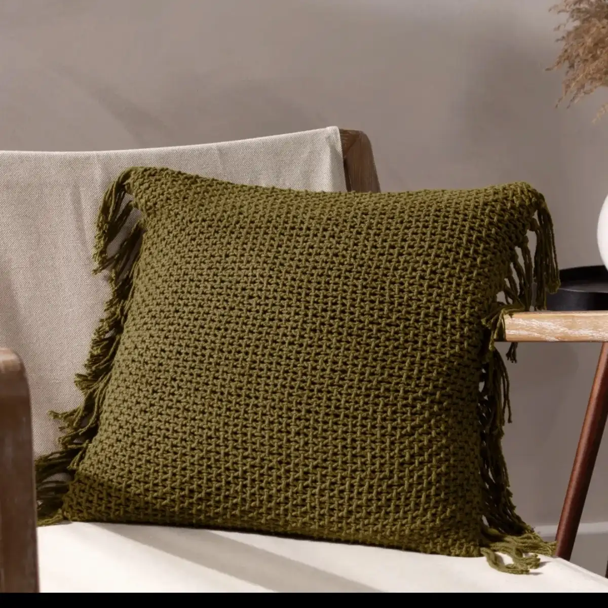 housse de coussin nimble kaki