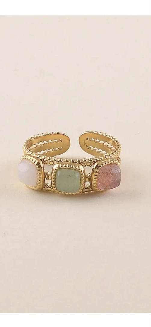 bague lela verte