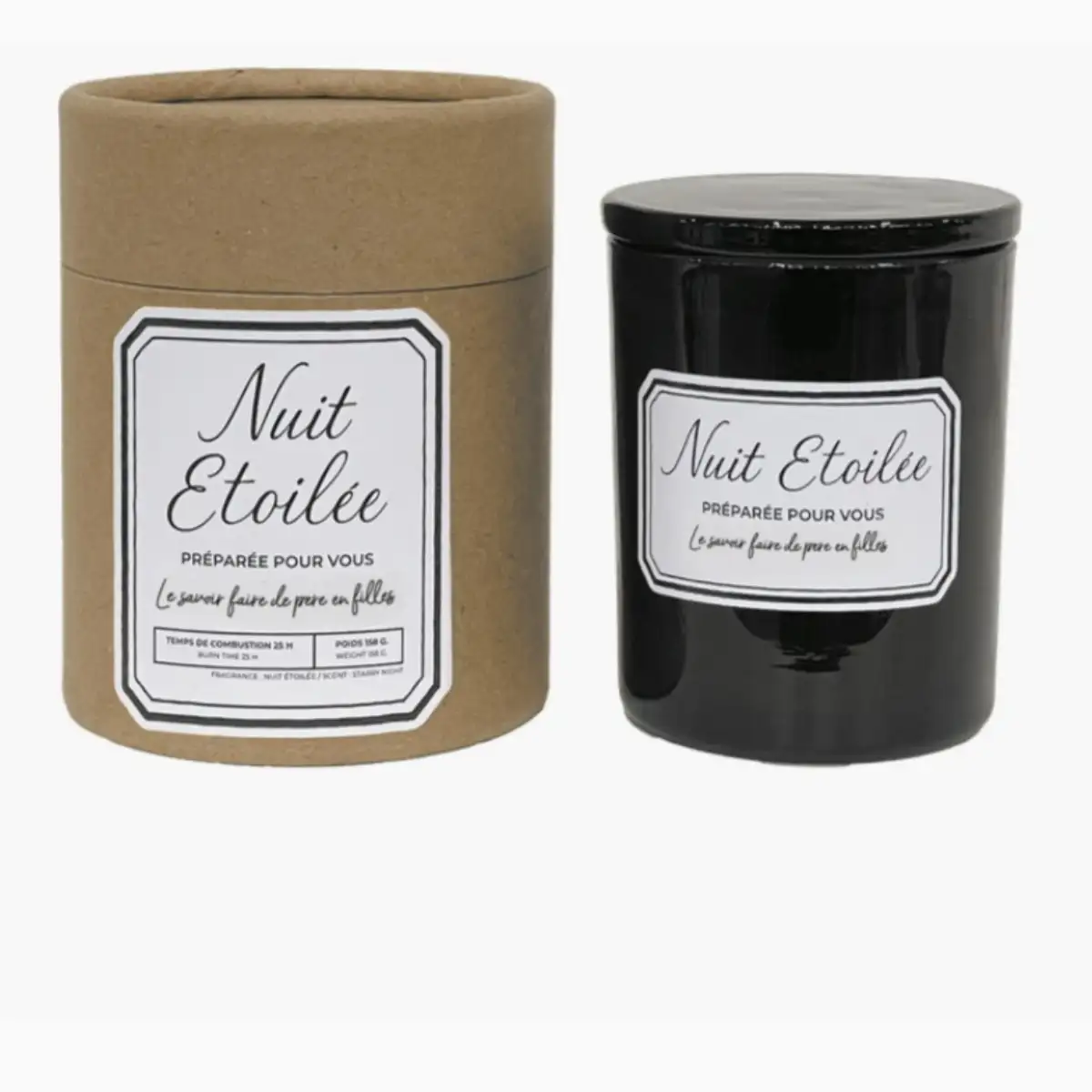 bougie nuit étoilée