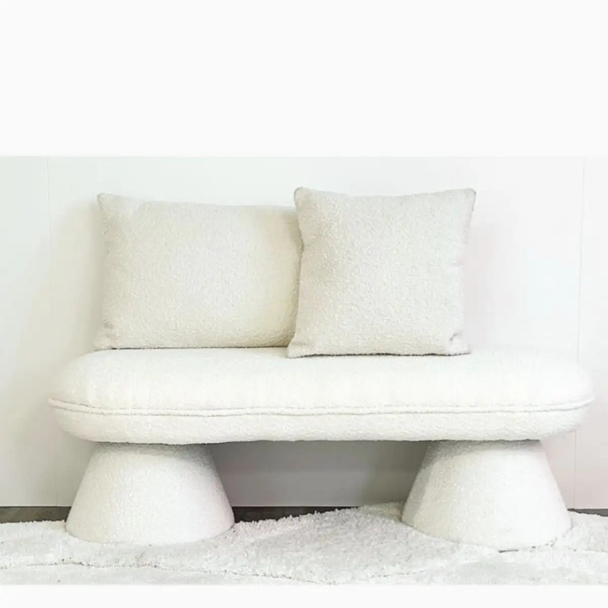 coussin bouclettes